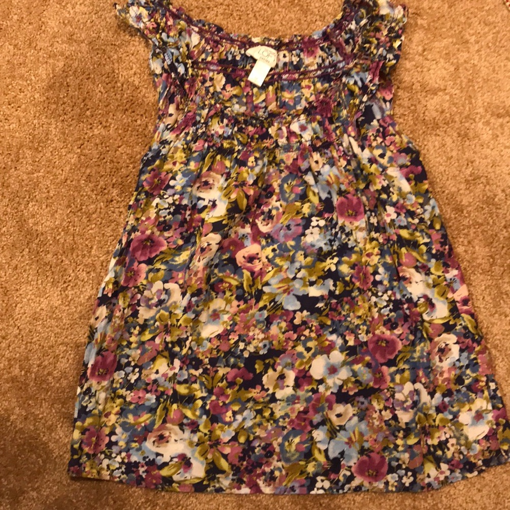 Flouncy floral top